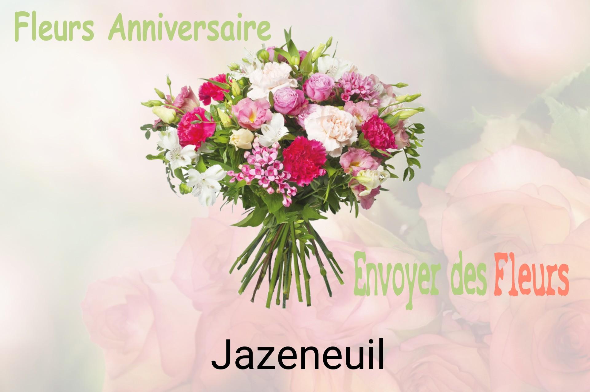 Bouquet de fleurs d’anniversaire livré à Jazeneuil