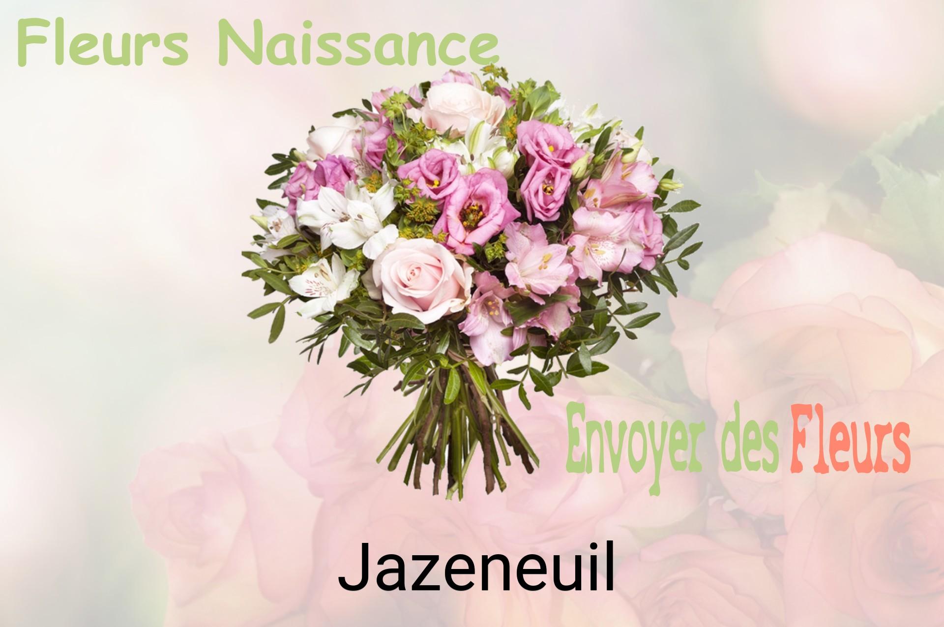 Bouquet de fleurs de naissance livré à Jazeneuil