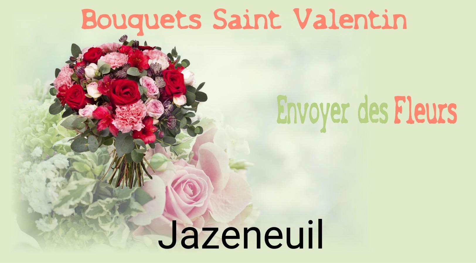 Roses de Saint-Valentin livrées à Jazeneuil